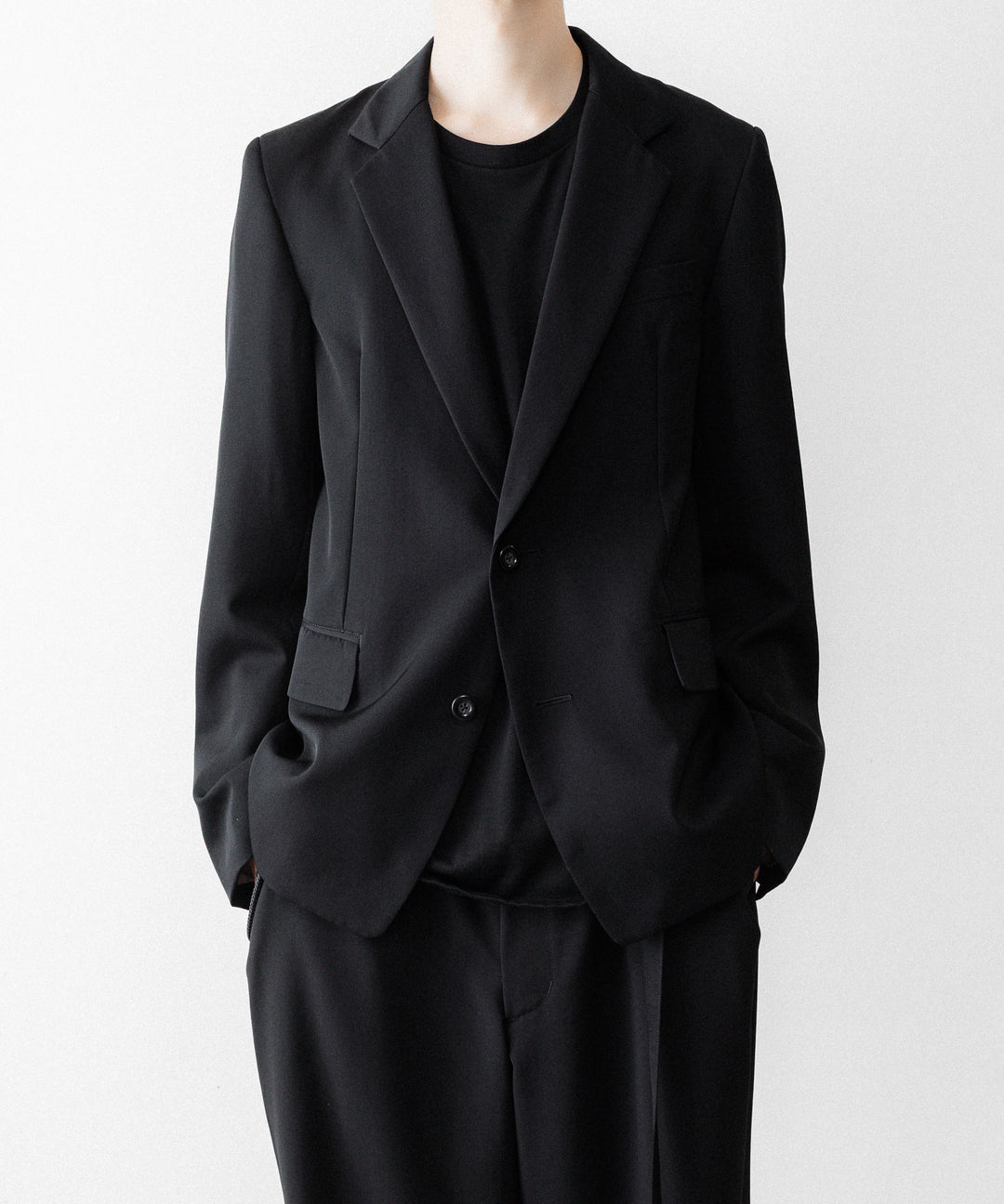 UJOH((ウジョー)の2BS TRIM BELT JKT - BLACKの公式通販サイトsession福岡セレクトショップ