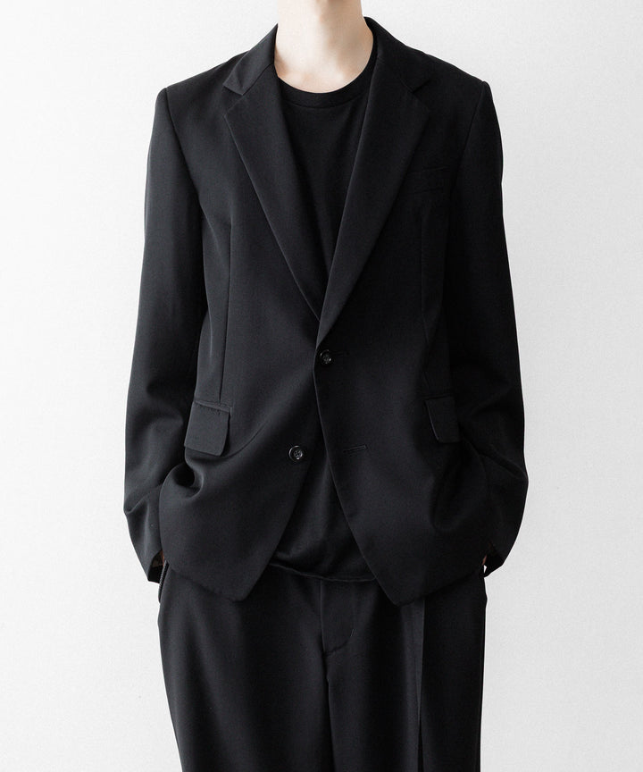 UJOH((ウジョー)の2BS TRIM BELT JKT - BLACKの公式通販サイトsession福岡セレクトショップ