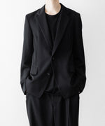 画像をギャラリービューアに読み込む, UJOH((ウジョー)の2BS TRIM BELT JKT - BLACKの公式通販サイトsession福岡セレクトショップ
