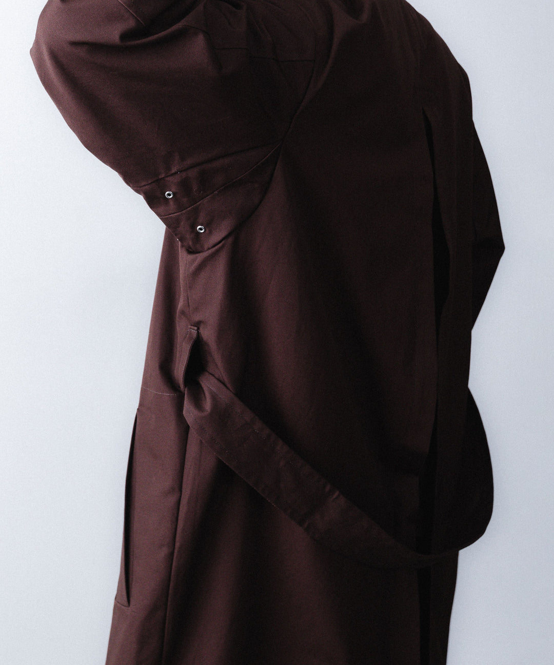 ANTHEM A-アンセムエーのLAYERED WATERPROOF COTTON OVER COATのBURGUNDY公式通販サイトsession福岡セレクトショップ