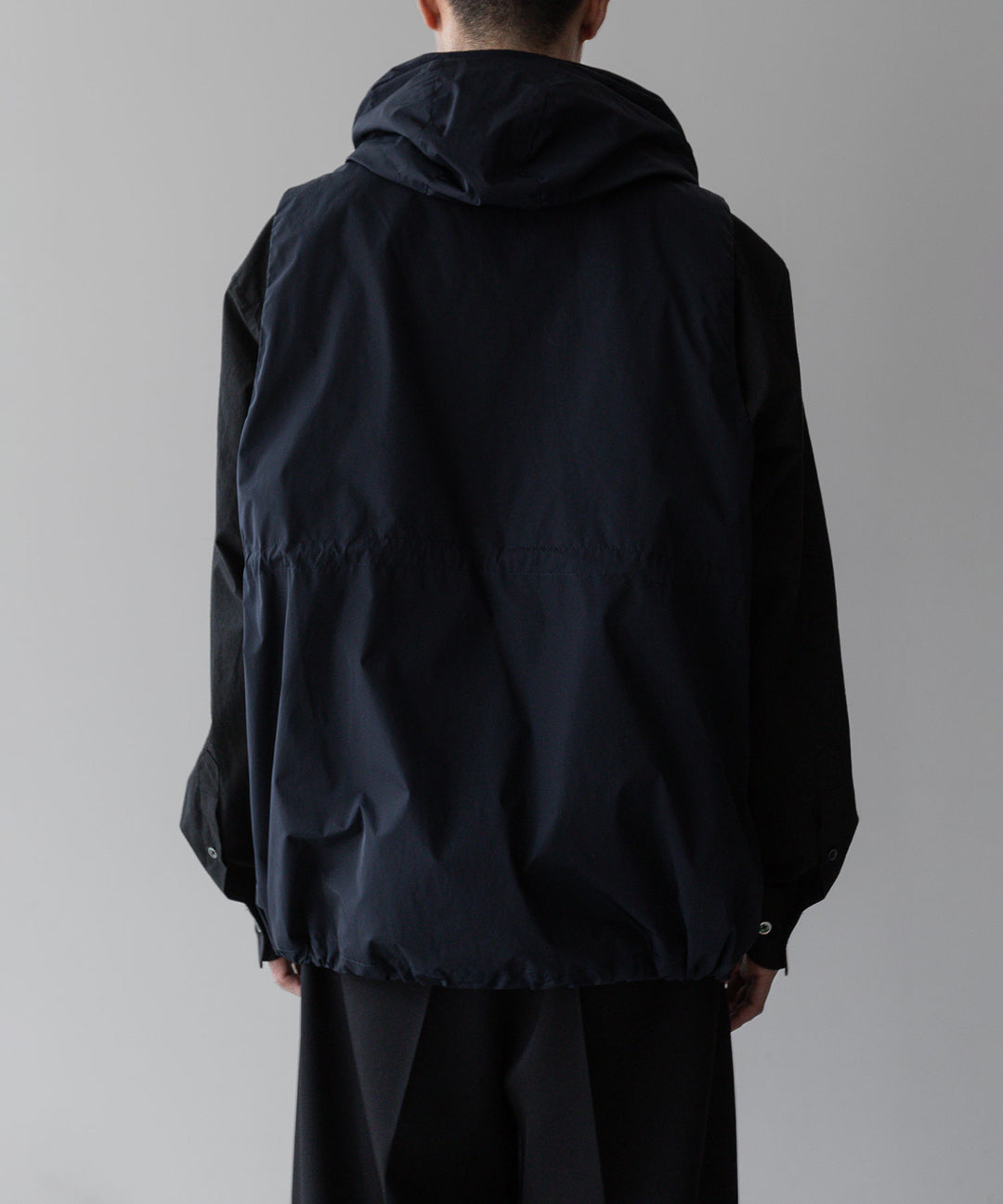 【stein】ssstein シュタインのNYLON TAFTA HOODED VESTのDARK NAVY　 公式通販サイトsession福岡セレクトショップ