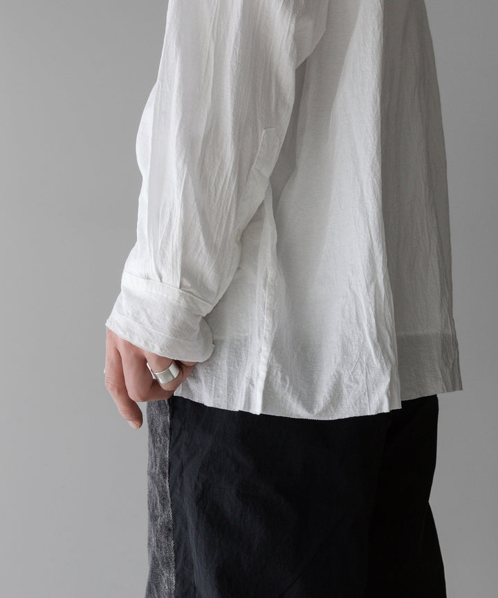 【KANEMASA PHIL.】24ss カネマサフィル 46G ARTISAN JERSEY SHIRT - WHITE sessionセッション福岡セレクトショップ 公式通販サイト