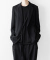 【UJOH】2BS TRIM BELT JKT - BLACK