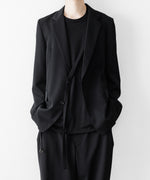 画像をギャラリービューアに読み込む, UJOH((ウジョー)の2BS TRIM BELT JKT - BLACKの公式通販サイトsession福岡セレクトショップ
