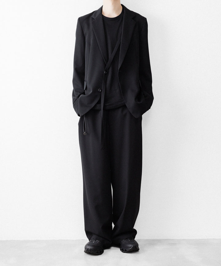UJOH((ウジョー)の2BS TRIM BELT JKT - BLACKの公式通販サイトsession福岡セレクトショップ