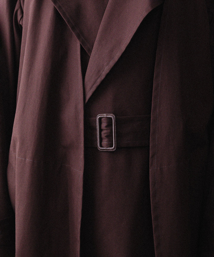 ANTHEM A-アンセムエーのLAYERED WATERPROOF COTTON OVER COATのBURGUNDY公式通販サイトsession福岡セレクトショップ