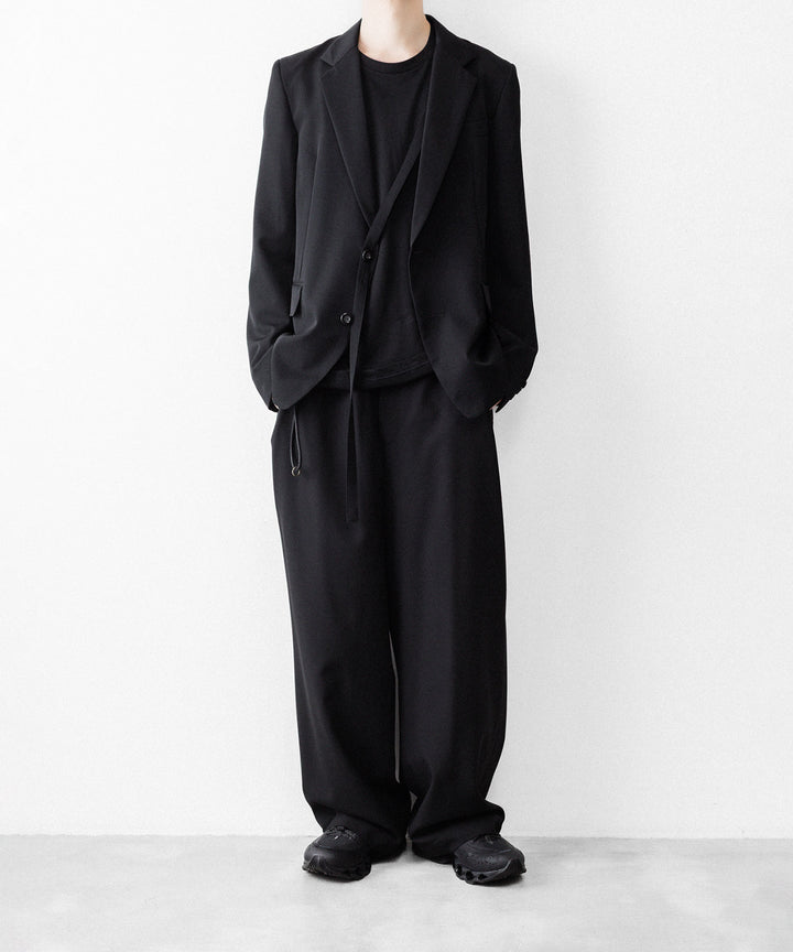 UJOH((ウジョー)の2BS TRIM BELT JKT - BLACKの公式通販サイトsession福岡セレクトショップ