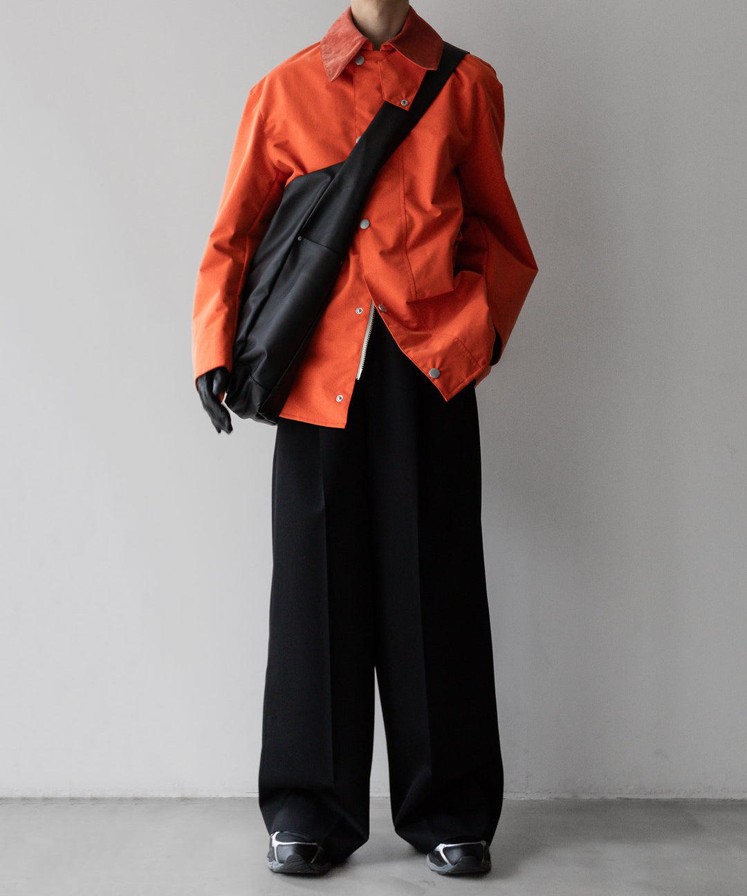 stein(シュタイン)の24SSコレクションSHOULDER BAGのBLACK(COATING) sessionセッション福岡セレクトショップ 公式通販サイト