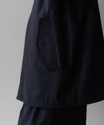 画像をギャラリービューアに読み込む, stein(シュタイン)の23AWコレクションMELTON STAND COLLAR ZIP SHORT JACKETのDARK NAVY
