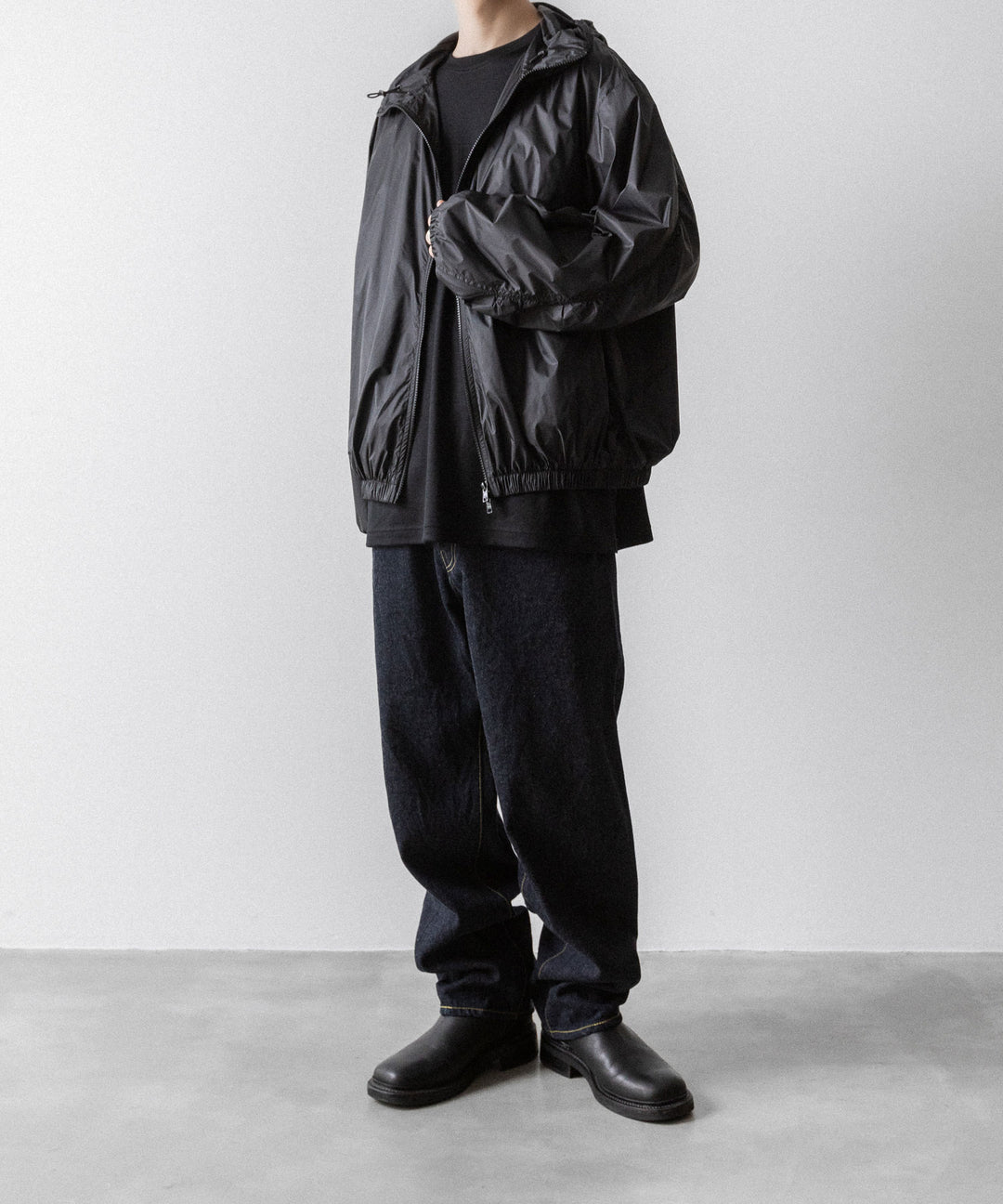 【ssstein】TWIST SEAM ECO DENIM JEANS - INDIGO(OW)