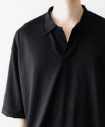 画像をギャラリービューアに読み込む, INTÉRIM - インテリムのEXTRA FINE MERINO WOOL JERSEY HYPER BIG SKIPPER SHIRTのBLACK公式通販サイトsession福岡セレクトショップ
