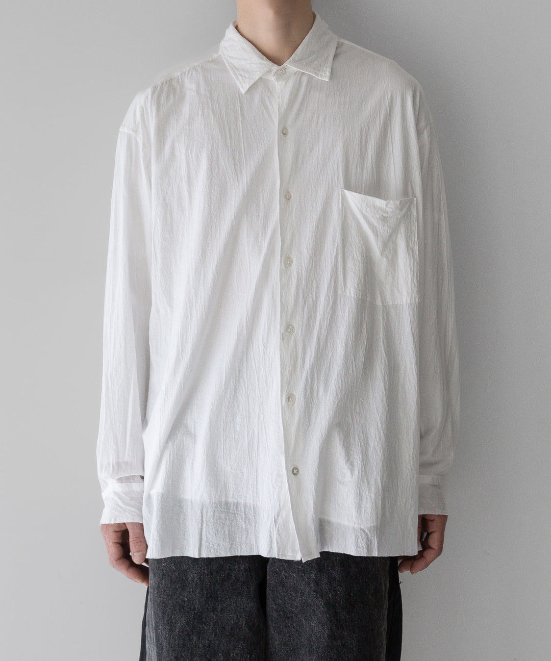 【KANEMASA PHIL.】24ss カネマサフィル 46G ARTISAN JERSEY SHIRT - WHITE sessionセッション福岡セレクトショップ 公式通販サイト