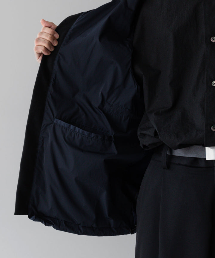 【stein】ssstein シュタインのNYLON TAFTA HOODED VESTのDARK NAVY　 公式通販サイトsession福岡セレクトショップ