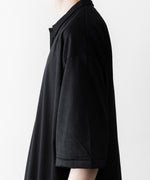 画像をギャラリービューアに読み込む, INTÉRIM - インテリムのEXTRA FINE MERINO WOOL JERSEY HYPER BIG SKIPPER SHIRTのBLACK公式通販サイトsession福岡セレクトショップ
