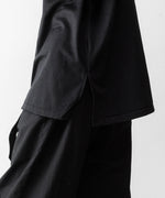 画像をギャラリービューアに読み込む, INTÉRIM - インテリムのEXTRA FINE MERINO WOOL JERSEY HYPER BIG SKIPPER SHIRTのBLACK公式通販サイトsession福岡セレクトショップ
