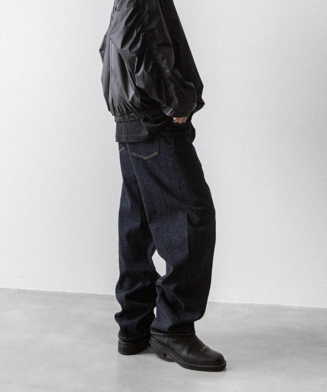 【ssstein】TWIST SEAM ECO DENIM JEANS - INDIGO(OW)