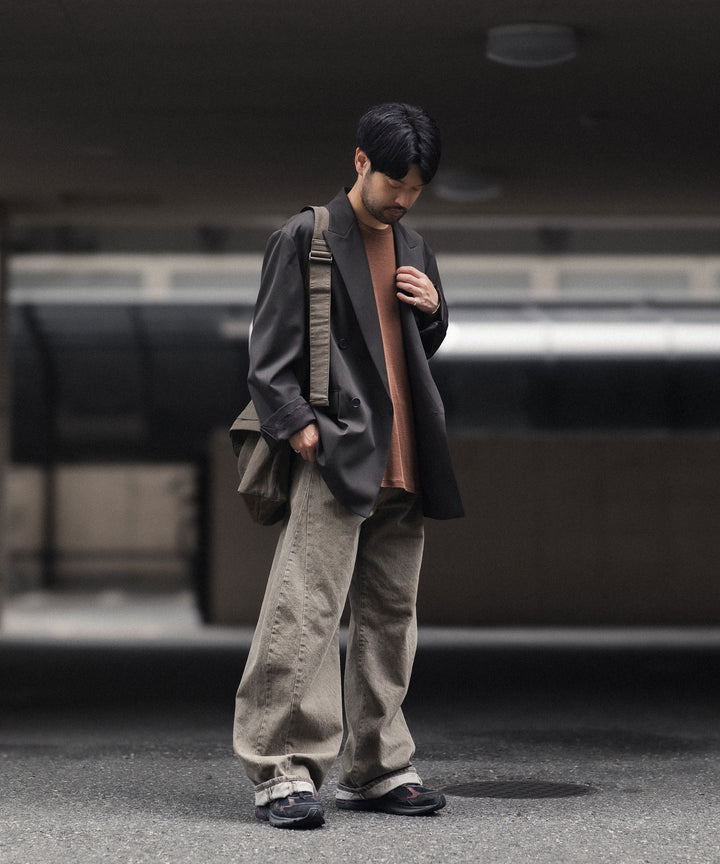 KANEMASA PHIL. カネマサフィルの18G WOOL PACK TEEのBROWN 公式通販サイトsession福岡セレクトショップ