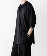 画像をギャラリービューアに読み込む, INTÉRIM - インテリムのEXTRA FINE MERINO WOOL JERSEY HYPER BIG SKIPPER SHIRTのBLACK公式通販サイトsession福岡セレクトショップ
