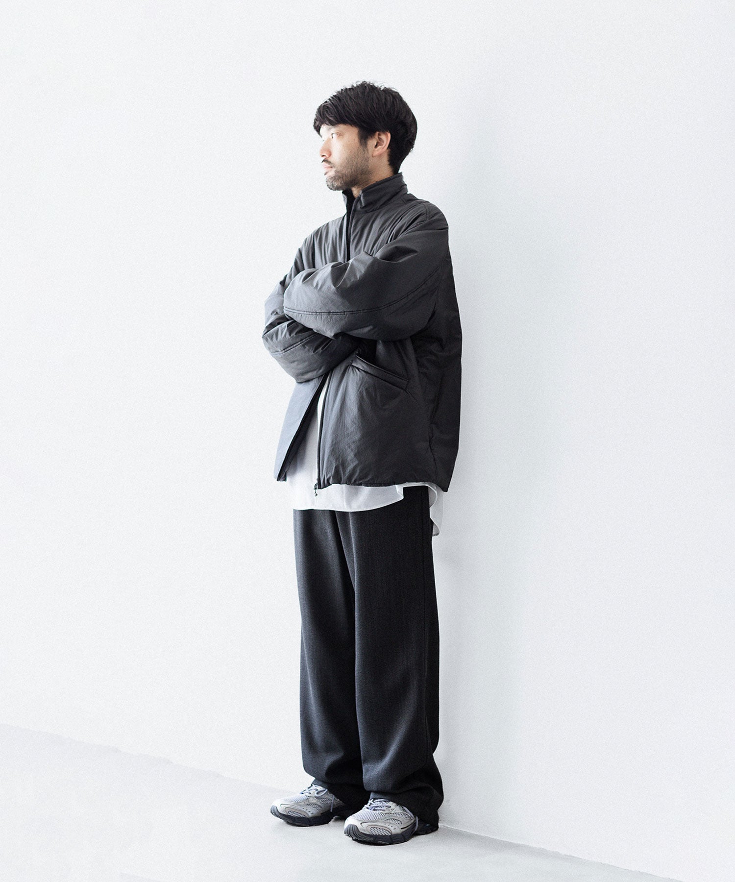 paratrait パラトレイトのPMEMBRANE SHELL PUFF BLOUSON のCHARCOAL 公式通販サイトsession福岡セレクトショップ