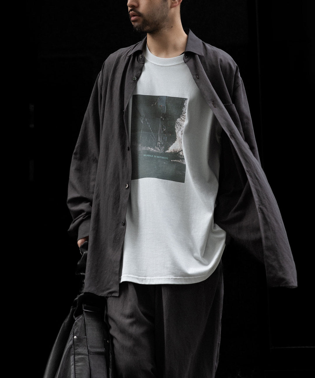 ssstein(シュタイン)のRAYON/LINEN OVERSIZED DOWN PAT SHIRT - CHARCOALの公式通販サイトsession福岡セレクトショップ