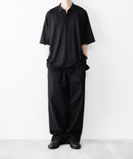 画像をギャラリービューアに読み込む, INTÉRIM - インテリムのEXTRA FINE MERINO WOOL JERSEY HYPER BIG SKIPPER SHIRTのBLACK公式通販サイトsession福岡セレクトショップ
