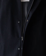 画像をギャラリービューアに読み込む, stein(シュタイン)の23AWコレクションMELTON STAND COLLAR ZIP SHORT JACKETのDARK NAVY
