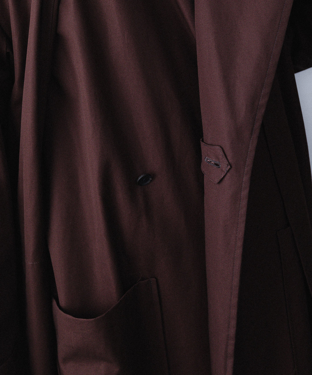 ANTHEM A-アンセムエーのLAYERED WATERPROOF COTTON OVER COATのBURGUNDY公式通販サイトsession福岡セレクトショップ
