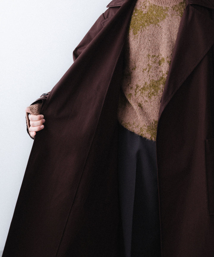 ANTHEM A-アンセムエーのLAYERED WATERPROOF COTTON OVER COATのBURGUNDY公式通販サイトsession福岡セレクトショップ