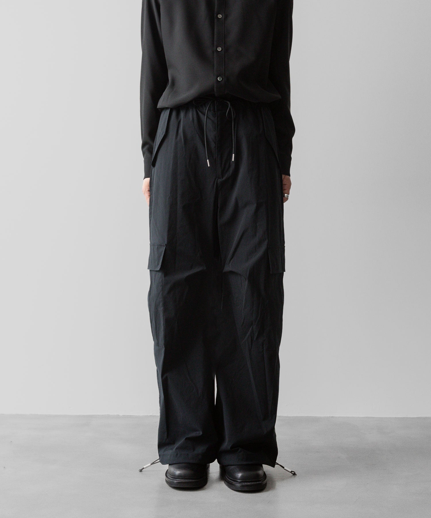 VEIN ヴェインのCO/NY STRETCH WEATHER FILED CARGO TROUSERS - BLACKの公式通販サイトsession福岡セレクトショップ