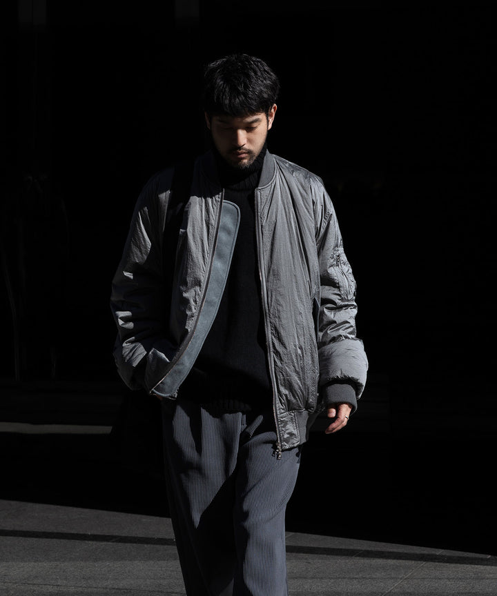 stein シュタイン 23AW OVERSIZED FLIGHT JACKET - SILVER sessionセッション福岡セレクトショップ 公式通販サイト