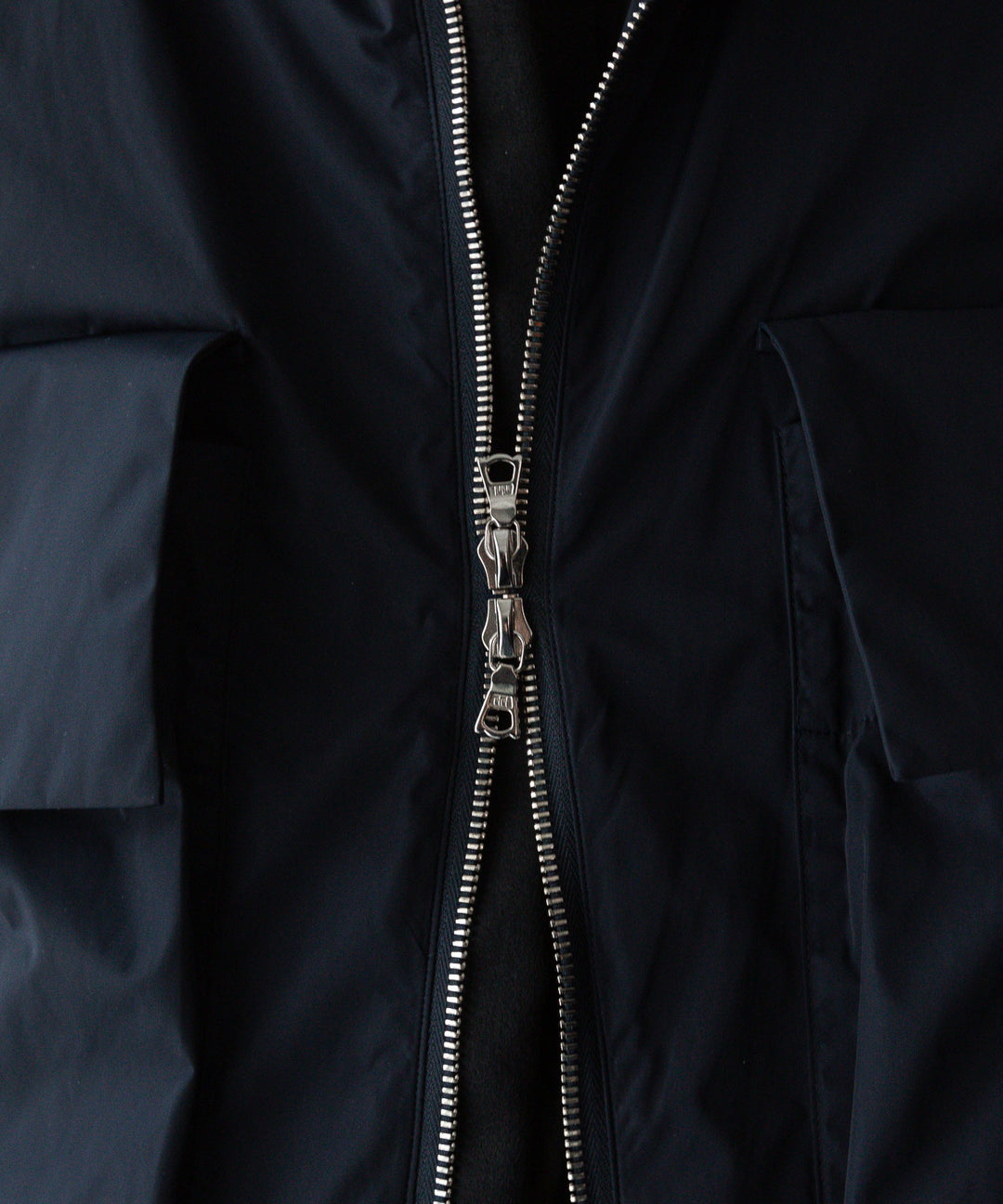 【stein】ssstein シュタインのNYLON TAFTA HOODED SHORT JACKETのDARK NAVY　 公式通販サイトsession福岡セレクトショップ
