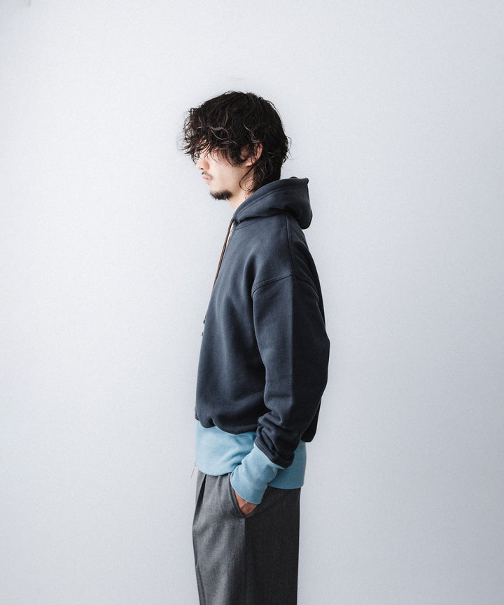 REVERBERATE - リバーバレイトのTWO TONE HOODYのNAVY公式通販サイトsession福岡セレクトショップ