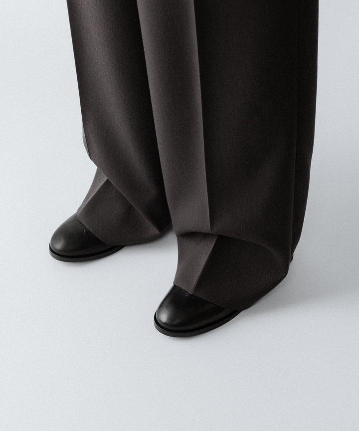 SINE &amp; COSINE -サインコサインのPACO / BOOT CUBAN HEEL LEATHER SOLEのBUFFALO BLACK公式通販サイトsession福岡セレクトショップ