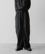 画像をギャラリービューアに読み込む, VEIN ヴェインのCO/NY STRETCH WEATHER FILED CARGO TROUSERS - BLACKの公式通販サイトsession福岡セレクトショップ
