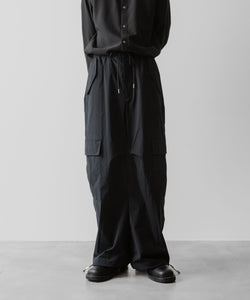 VEIN ヴェインのCO/NY STRETCH WEATHER FILED CARGO TROUSERS - BLACKの公式通販サイトsession福岡セレクトショップ