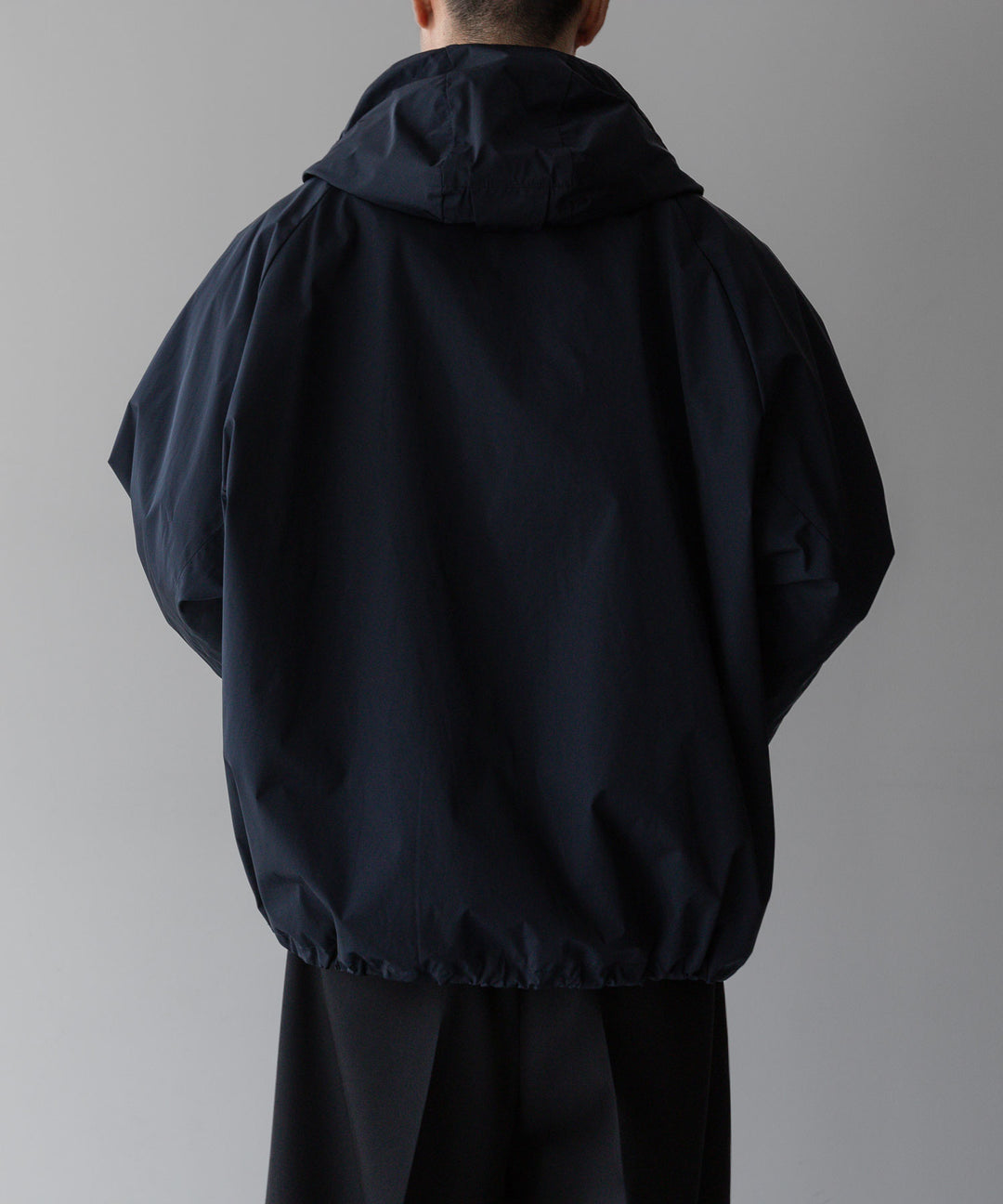 【stein】ssstein シュタインのNYLON TAFTA HOODED SHORT JACKETのDARK NAVY　 公式通販サイトsession福岡セレクトショップ