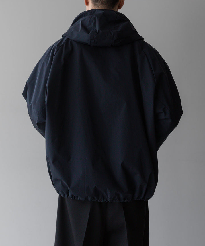 【stein】ssstein シュタインのNYLON TAFTA HOODED SHORT JACKETのDARK NAVY　 公式通販サイトsession福岡セレクトショップ
