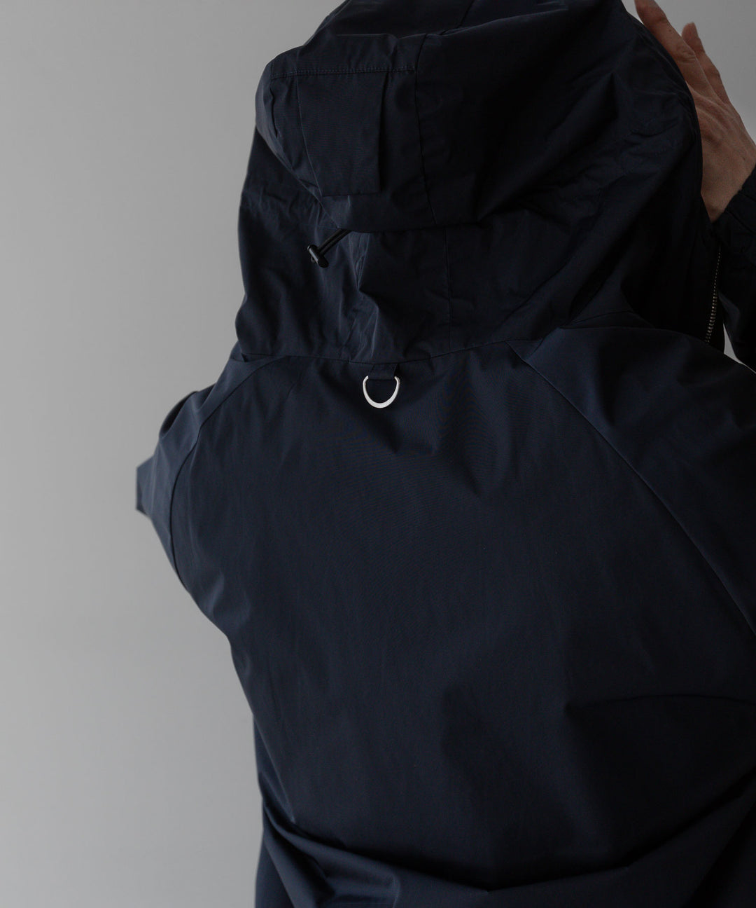 【stein】ssstein シュタインのNYLON TAFTA HOODED SHORT JACKETのDARK NAVY　 公式通販サイトsession福岡セレクトショップ