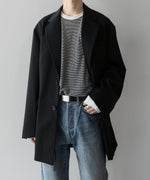 画像をギャラリービューアに読み込む, ssstein(シュタイン)の24AWコレクション OVERSIZED SINGLE BREASTED LONG JACKET - BLACK 公式通販サイトsession福岡セレクトショップ
