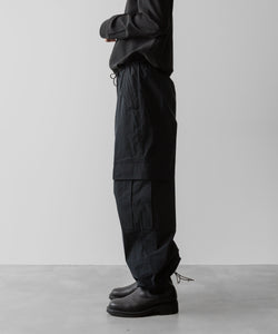 VEIN ヴェインのCO/NY STRETCH WEATHER FILED CARGO TROUSERS - BLACKの公式通販サイトsession福岡セレクトショップ