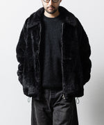 画像をギャラリービューアに読み込む, ssstein(シュタイン)の24AWコレクション ACRYLIC FUR JACKET - BLACK 公式通販サイトsession福岡セレクトショップ
