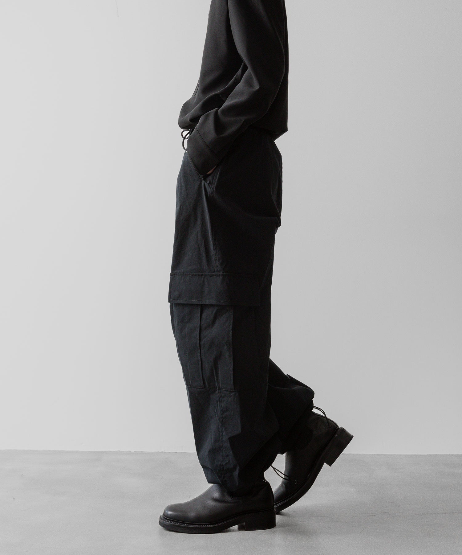 VEIN ヴェインのCO/NY STRETCH WEATHER FILED CARGO TROUSERS - BLACKの公式通販サイトsession福岡セレクトショップ