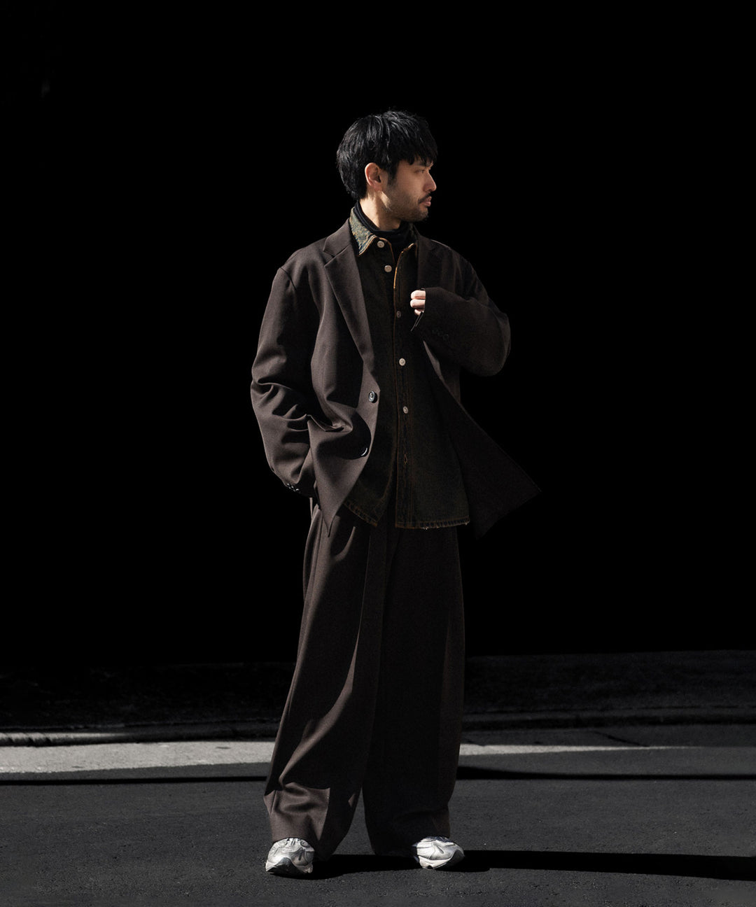 ssstein(シュタイン)のOVERSIZED SINGLE BREASTED JACKET (2/60 WOOL GABARDINE) - MILITARY KHAKIの公式通販サイトsession福岡セレクトショップ