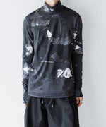画像をギャラリービューアに読み込む, VEIN ヴェインのPRINTED COOLMAX STRETCH JERSEY VPW HIGH NECK L/S TEE - BLACKの公式通販サイトsession福岡セレクトショップ
