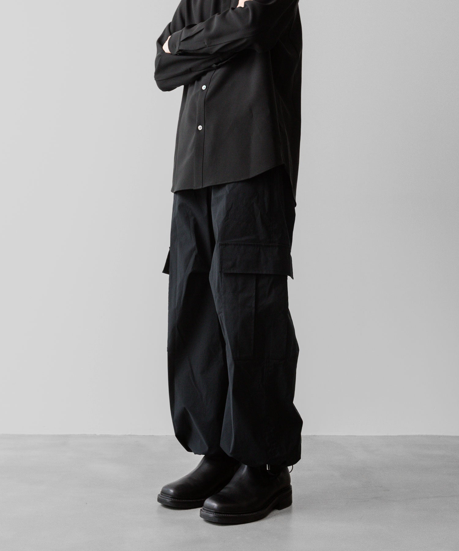 VEIN ヴェインのCO/NY STRETCH WEATHER FILED CARGO TROUSERS - BLACKの公式通販サイトsession福岡セレクトショップ