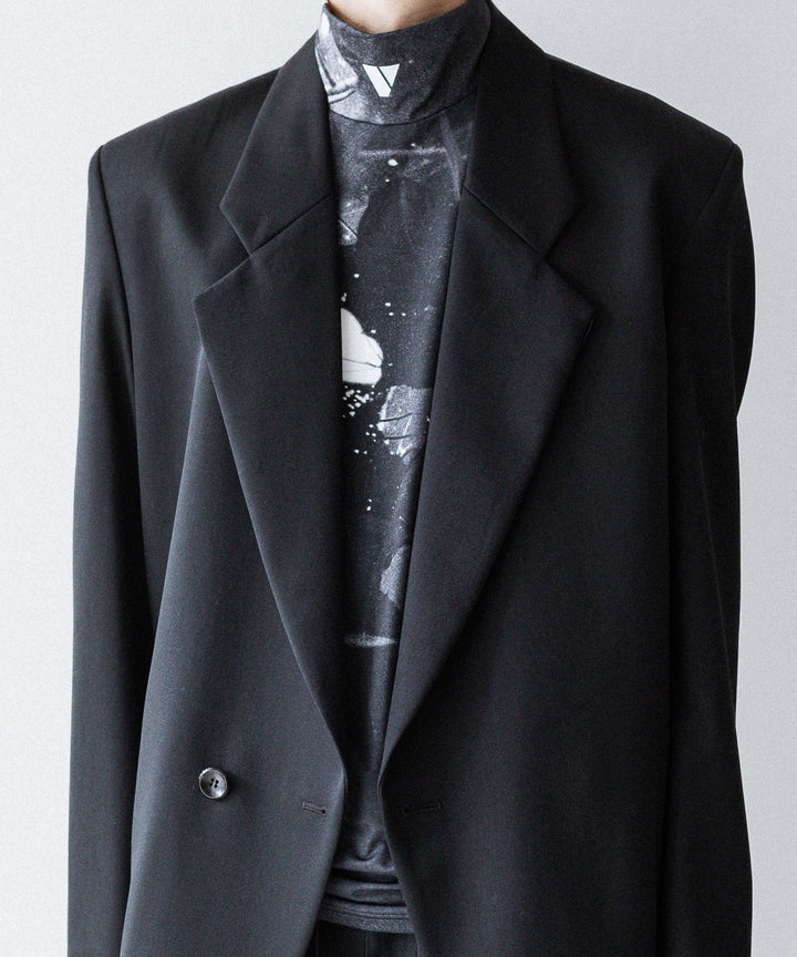 VEIN ヴェインのPRINTED COOLMAX STRETCH JERSEY VPW HIGH NECK L/S TEE - BLACKの公式通販サイトsession福岡セレクトショップ