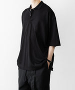 画像をギャラリービューアに読み込む, INTÉRIM - インテリムのHIGH GAUGE SEA ISLAND PIQUE HYPER BIG POLO SHIRTのBLACK公式通販サイトsession福岡セレクトショップ
