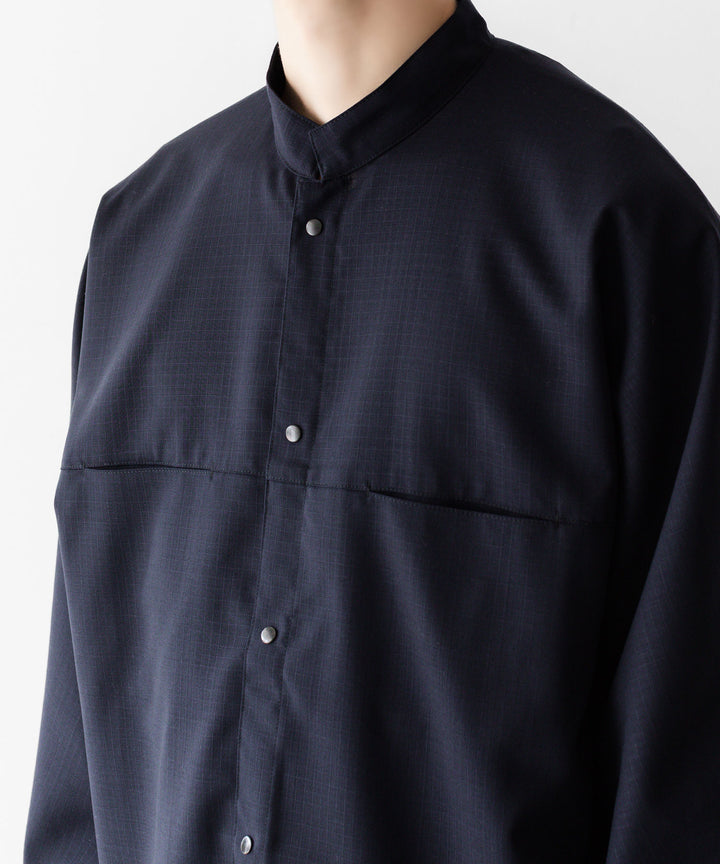 OPPOSE DUALITY オポーズデュアリティのMACKINAW SHIRT WOOLのBLACK 公式通販サイトsession福岡セレクトショップ