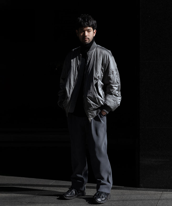 stein シュタイン 23AW OVERSIZED FLIGHT JACKET - SILVER sessionセッション福岡セレクトショップ 公式通販サイト