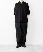 画像をギャラリービューアに読み込む, INTÉRIM - インテリムのHIGH GAUGE SEA ISLAND PIQUE HYPER BIG POLO SHIRTのBLACK公式通販サイトsession福岡セレクトショップ
